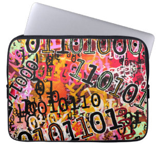 Funda Para Portátil Código binario