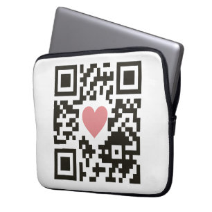 Funda Para Portátil Código de Amor QR