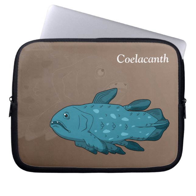 Funda Para Portátil Coelacanth - El fósil vivo (Frente)