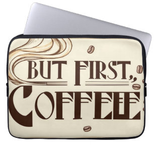 Funda Para Portátil Coffee poster de citación giratorias de vapor