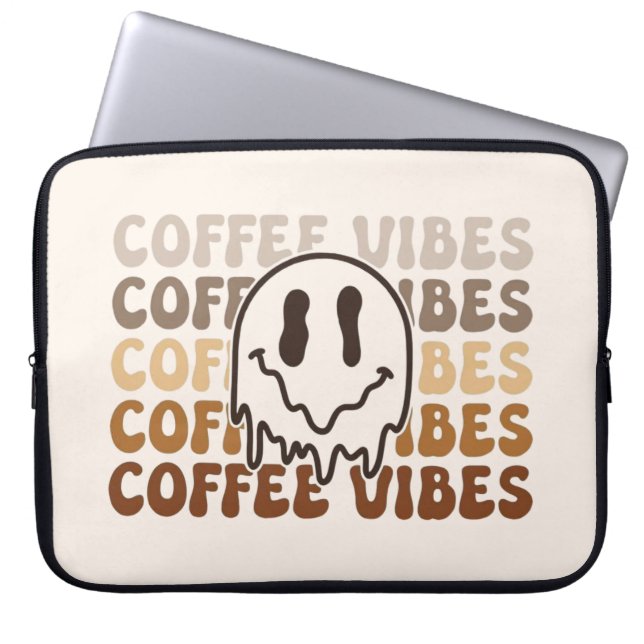 Funda Para Portátil Coffee Vibes (Frente)
