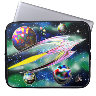Funda Para Portátil Cohete de Vidrio