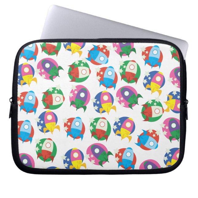 Funda Para Portátil Cohetes (Frente)