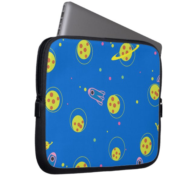 Funda Para Portátil Cohetes y Planetas (Anverso derecho)