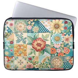 Funda Para Portátil Colcha de Patchwork de Primavera