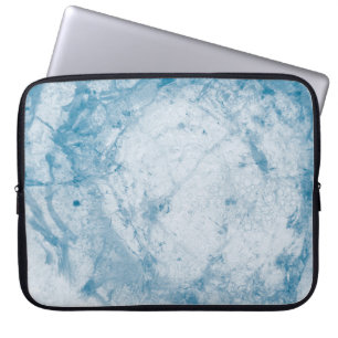 Funda Para Portátil Colchón floral azul y blanco