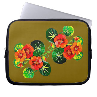 Funda Para Portátil coleção Flores do Brasil capuchinha, 