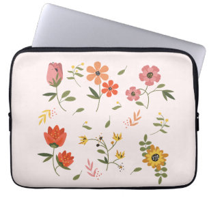 Funda Para Portátil colección de flores