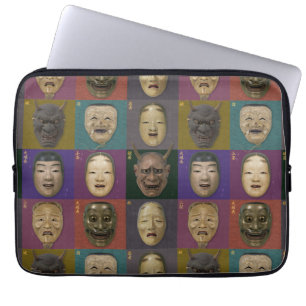 Funda Para Portátil Colección de máscaras noh
