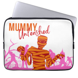 Funda Para Portátil Colección de sellos de Halloween "Mummy Unleashed"