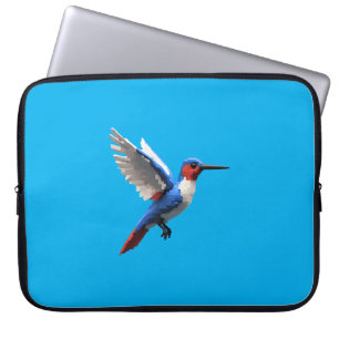 Funda Para Portátil Colibrí azul