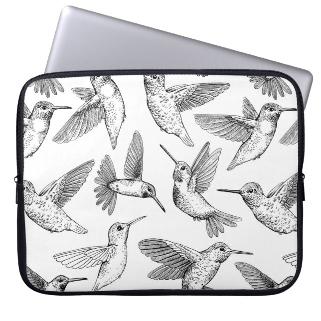 Funda Para Portátil Colibríes (Frente)
