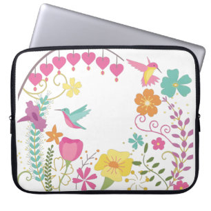 Funda Para Portátil Colibríes