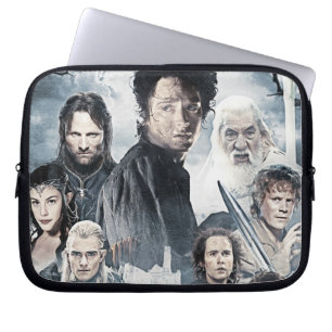 Funda Para Portátil Collage de caracteres 3