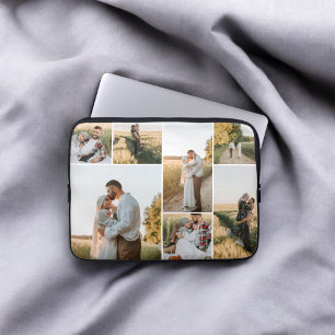 Funda Para Portátil Collage de fotos moderno 7