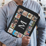 Funda Para Portátil Collage de fotos personalizado familiar personaliz<br><div class="desc">Crea tu propio collage de fotos personalizado de 14 fotos,  fondo de manga de ordenador portátil. La cara de la manga del portátil también incluye su monograma. Añade tus fotos,  diseños o obras de arte favoritas para crear algo realmente único.</div>