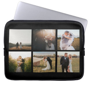 Funda Para Portátil Collage de fotos sencillo moderno
