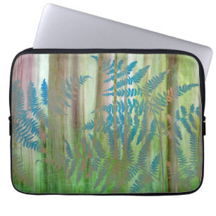Funda Para Portátil Collage de helechos y bosque de Bracken Seabeck,