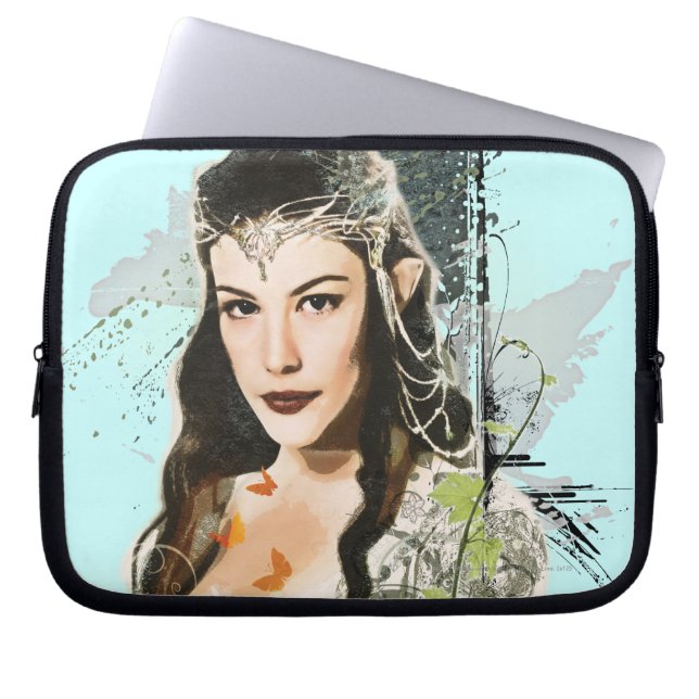 Funda Para Portátil Collage de vectores ARWEN™ (Frente)