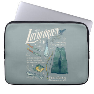 Funda Para Portátil Collage Gráfico de Acuarela LOTHLORIEN™