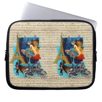 Funda Para Portátil Collage romántico de París