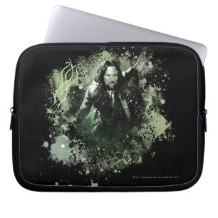 Funda Para Portátil Collage verdoso del vector de Aragorn