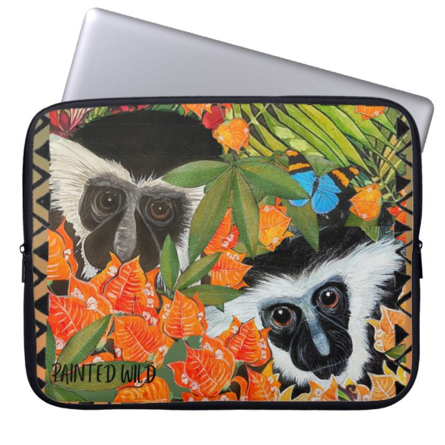 Funda Para Portátil Colobus Friends (Frente)