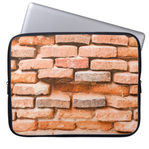 Funda Para Portátil Colocar el fondo de la pared de ladrillo antiguo y