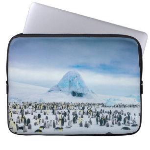 Funda Para Portátil Colonia del pingüino de emperador