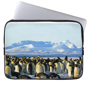 Funda Para Portátil Colonia pingüino sobre hielo