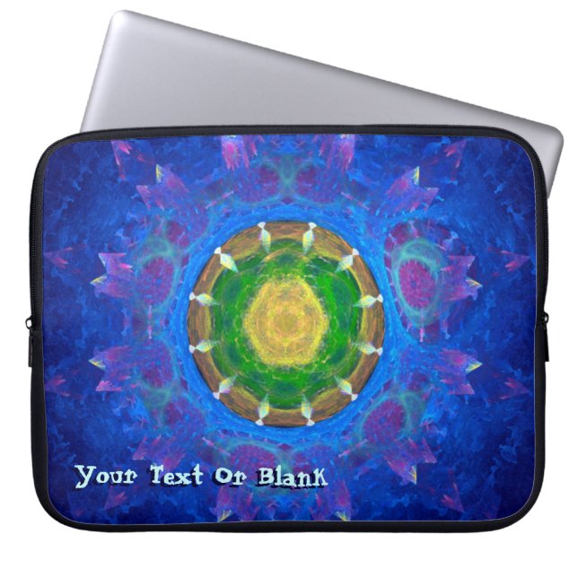 Funda Para Portátil Color azul-verde (Frente)