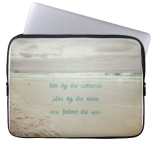 Funda Para Portátil Color costero Beach Life Wisdom