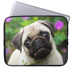 Funda Para Portátil _color de gamuza lindo de la foto del mascota de
