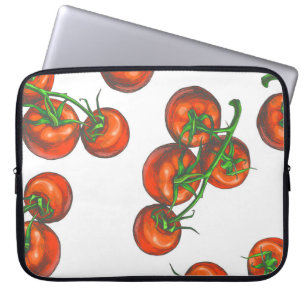 Funda Para Portátil Color de vintage sin fisuras con verduras frescas