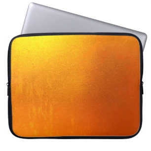 Funda Para Portátil Color o Relieve metalizado dorado sobre el fondo d