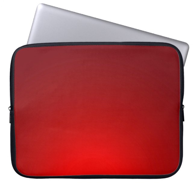 Funda Para Portátil Color rojo fondo simple (Frente)