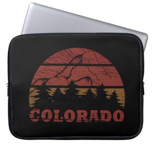 Funda Para Portátil colorado vintage sunset