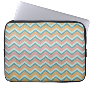 Funda Para Portátil Colores cálidos suaves ZigZag