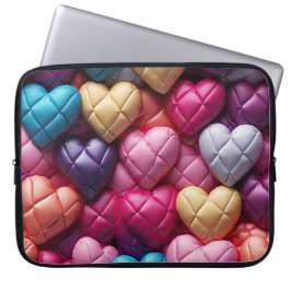 FUNDA PARA PORTÁTIL COLORES DE AMOR DE VALENTINA DE COLORES BRILLANTES