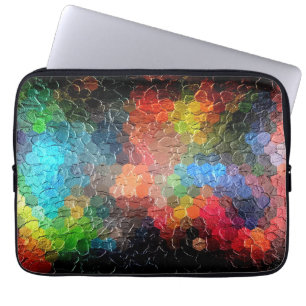 Funda Para Portátil Colores dinámicos abstractos de la pintura el