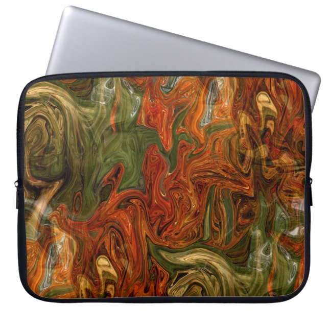Funda Para Portátil Colores otoñales... (Frente)