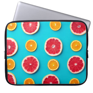 Funda Para Portátil Colorful fruit pattern of fresh orange and grapefr