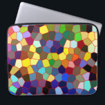Funda Para Portátil Colorida apariencia de cristal manchado de imitaci<br><div class="desc">Colorida apariencia falsa de vidrios. Si necesita ayuda para personalizar alguno de mis diseños,  póngase en contacto con el diseñador ArtOnWear. Formato de texto gratuito con ayuda en directo disponible bajo petición.</div>
