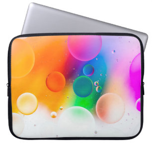 Funda Para Portátil Colorida imagen artística de gota de petróleo en e