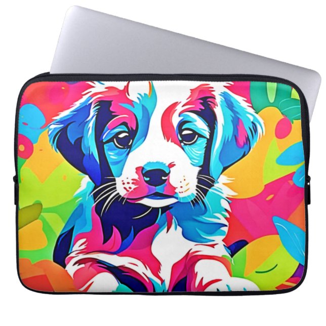 Funda Para Portátil Colorida obra de picapia (Frente)