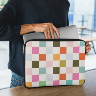 Funda Para Portátil Colorida plaza retro controlada