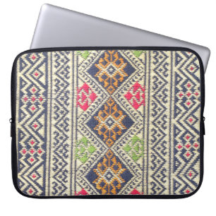 Funda Para Portátil Colorida superficie de alfombra estilo Tailandia c