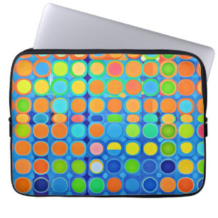 Funda Para Portátil Colorida Vivid Elegance Patrón de estilo
