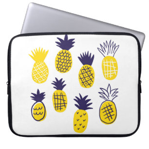 Funda Para Portátil Coloridas piñas abstractas minimalistas en arena