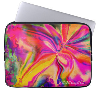 Funda Para Portátil Colorido Abstracto Única Mármol Licuado